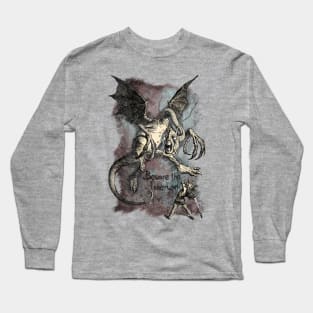 Beware The Jaberwock - Alice in Wonderland Long Sleeve T-Shirt